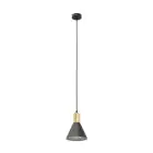 Emibig Colgante De Luz Rosa Acero Negro | Apta para 1x E27 - Max 15W