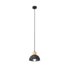 Emibig Luz de techo Seco Acero Negro | Apta para 1x E27 - Max 15W