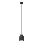 Emibig Colgante De Luz Target Acero Negro | Apta para 1x E27 - Max 15W
