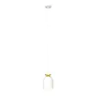 Emibig Colgante De Luz Target Acero Blanco | Apta para 1x E27 - Max 15W