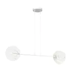 Emibig Colgante De Luz Xotic Acero Blanco | Apta para 2x E27 - Max 15W