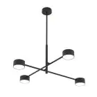 Emibig Luz de techo Natsu Acero Negro | Apta para 4x GX53 - Max 12W