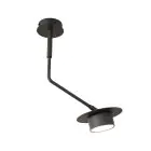 Emibig Luz de techo Mizu Acero Negro | Apta para 1x GX53 - Max 12W