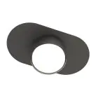 Emibig Luz de techo Stilo Acero Negro | Apta para 1x GX53 - Max 12W