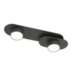 Emibig Luz de techo Stilo Acero Negro | Apta para 2x GX53 - Max 12W