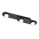 Emibig Luz de techo Stilo Acero Negro | Apta para 3x GX53 - Max 12W