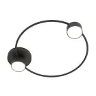 Emibig Luz de techo Lucio Acero Negro | Apta para 2x GX53 - Max 12W