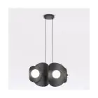 Emibig Colgante De Luz Elementi Acero Negro | Apta para 4x G9 - Max 8W