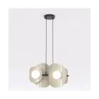 Emibig Colgante De Luz Elementi Acero Marrón | Apta para 4x G9 - Max 8W