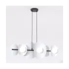 Emibig Colgante De Luz Elementi Acero Gris | Apta para 6x G9 - Max 8W