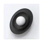 Emibig Luz De Pared Poppi Acero Negro | Apta para 1x G9 - Max 8W