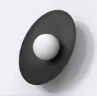 Emibig Luz De Pared Inspo Acero Negro | Apta para 1x G9 - Max 8W