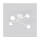 Emibig Luz de techo Holon Acero Blanco | Apta para 2x G9 - Max 8W, 2x GX53 - Max 12W