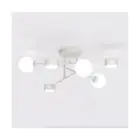 Emibig Luz de techo Holon Acero Gris | Apta para 3x G9 - Max 8W, 3x GX53 - Max 12W
