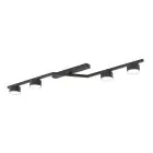 Emibig Luz de techo Skan Acero Negro | Apta para 4x GX53 - Max 12W