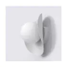 Emibig Luz De Pared Fiero Acero Gris | Apta para 1x G9 - Max 8W