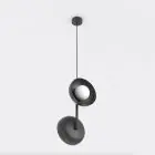 Emibig Colgante De Luz Vanila Acero Negro | Apta para 2x G9 - Max 8W