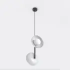 Emibig Colgante De Luz Vanila Acero Gris | Apta para 2x G9 - Max 8W