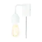 It's about RoMi Luz De Pared Madrid Hierro Blanco S | Apta para 1x E27 