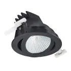 Philips Foco LED LuxSpace Accent Compact Negro RS771B 26W 2700lm 36D - 930 Luz Cálida | 130mm - Mejor Reproducción De Color