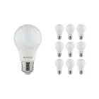 Multipack 10x Noxion Lucent Classic LED E27 Pera Mate 4.9W 480lm - 840 Blanco Frio | Reemplazo 40W