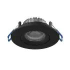 Noxion Foco LED Ares Ajustable Negro 6W 540lm 927-940 3CCT | Recorte 68mm