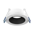 Noxion Foco LED Ares Profundo ring Blanco - con Inner Circulo Negro | Recorte 68mm - incl. GU10 Fitting