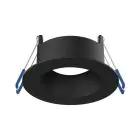 Noxion Foco LED Ares Profundo ring Negro - con Inner Circulo Negro | Recorte 68mm - incl. GU10 Fitting