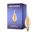Noxion Lucent LED E14 Vela Con Filamento Ámbar BA35 4.5W 400lm - 822 Luz Muy Cálida | Regulable - Reemplazo 35W