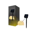 Bright Choice Luces de cadena LED Moonballs ABS 1W 20lm - 830 Luz Cálida + RGB | IP65 - Solar