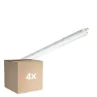 Multipack 4x Philips Pantalla LED Estanca CoreLine WT120C Gen2 57W 8000lm - 840 Blanco Frio | 150cm