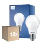 Multipack 10x Philips Master LED E27 Pera Con Filamento Mate 5.9W 806lm - 922-927 Dim To Warm | Mejor Reproducción De Color - Regulable - Reemplazo 60W