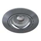 Noxion Empotrado Foco Vision MR16 Ajustable Gris | 82mm - Recorte 69mm - IP20 - incl. GU10 Casquillo 