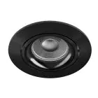 Noxion Empotrado Foco Vision MR16 Ajustable Negro | 82mm - Recorte 69mm - IP20 - incl. GU10 Casquillo 