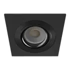 Noxion Empotrado Foco Boxi MR16 Ajustable Negro |Recorte 80mm - IP20 - incl. GU10 Casquillo 