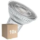 Multipack 10x Ledvance Foco LED GU10 PAR16 3.7W 350lm 36D - 930 Luz Cálida | Mejor Reproducción De Color - Regulable - Reemplazo 35W