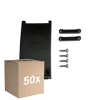 Multipack 50x Alivio De Tensión Junctionbox con Terminal block - Negro - 3 pole (Para Noxion)
