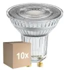 Multipack 10x Ledvance Performance Foco LED Reflector GU10 PAR16 9.6W 750lm 36D - 827 Luz muy Cálida | Reemplazo 100W