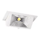 Downlight LED Wallwasher Wally Medio Blanco 27W 3850lm 78x100D - 840 Blanco Frio - 238x145mm