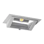 Downlight LED Wallwasher Wally Maxi Gris 46W 6400lm 70x75D - 840 Blanco Frio - 238x145mm