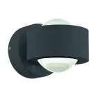 Eglo Luz De Pared Ono 2 Aluminium Antracita Up & Down 2.5W 250lm - 830 Luz Cálida | IP20 
