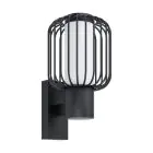 Eglo Luz De Pared Ravello Acero Negro | IP44 - Apta para 1x E27