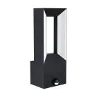 Eglo Luz De Pared Riforano Aluminium Negro 5W 550lm - 830 Luz Cálida | IP44 - Sensor De Movimiento
