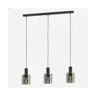 Eglo Colgante De Luz Gorosiba Acero Negro | IP20 - Apta para 3x E27 