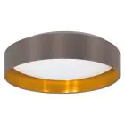 Eglo Luz de techo Maserlo 2 Acero Blanco 20W 2400lm - 830 Luz Cálida