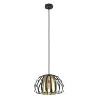 Eglo Colgante De Luz Encinitos Negro, Oro | Apta para E27