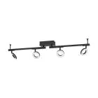 Eglo Luz de techo Cardillio 2 Aluminium Acero Negro 3.2W 400lm - 830 Luz Cálida | IP20 