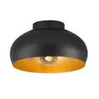 Eglo Luz de techo Mogano 2 Negro, Oro | Apta para E27
