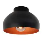 Eglo Luz de techo Mogano 2 Negro, Cobre | Apta para E27