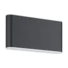 Eglo Luz De Pared Grutti Aluminium Antracita 5W 630lm - 830-840-865 CCT | IP65